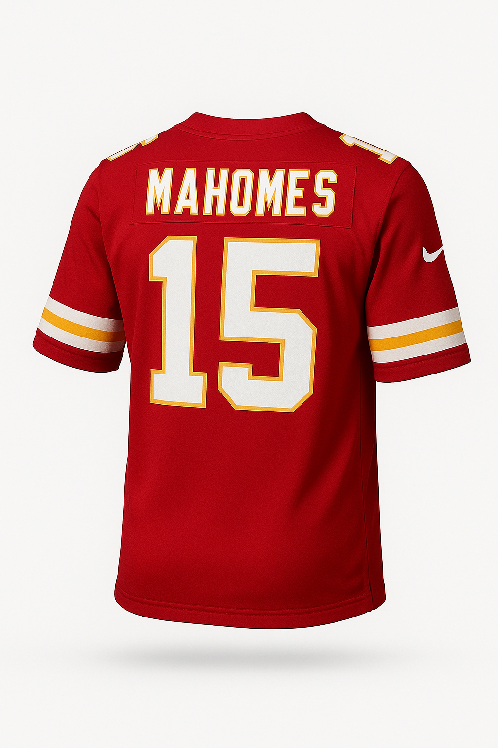 Patrick Mahomes #15 Kansas City Chiefs jersey, premium quality, fast shipping, authentic NFL merchandise.