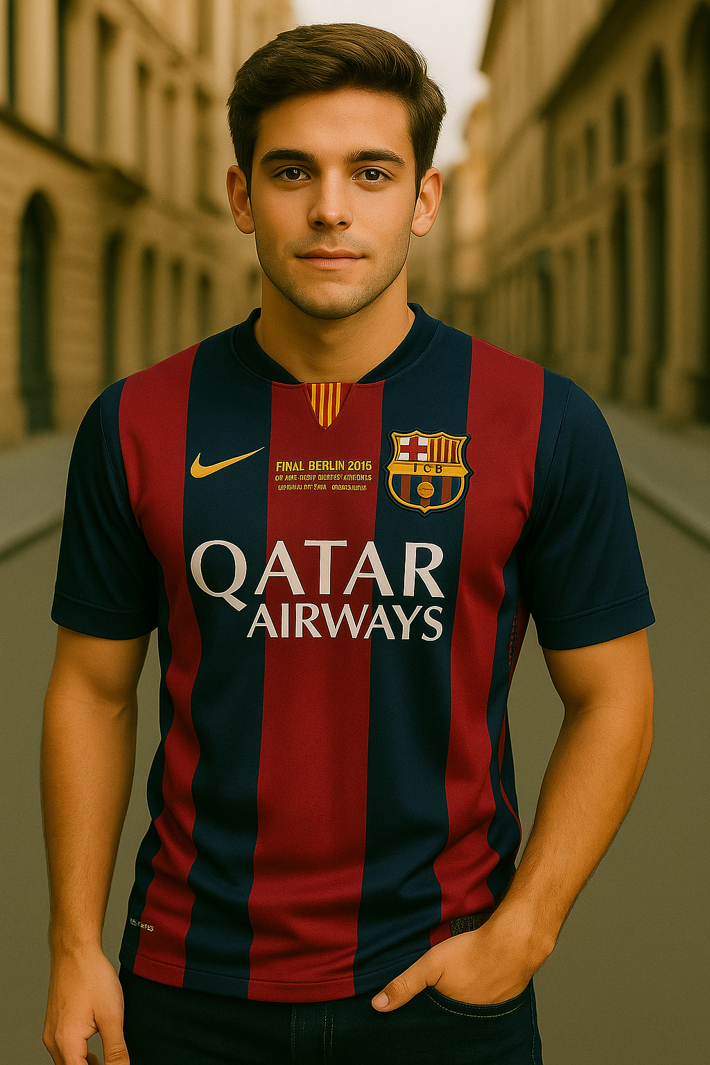 Neymar Jr #11 Barcelona 2015 Short Sleeve Jersey