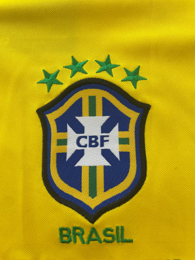 Ronaldo Nazario #9 Nazario Brazil 1998 Short Sleeve Jersey
