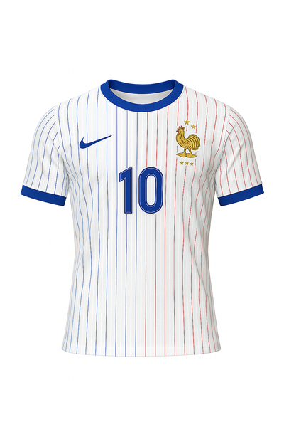 Kylian Mbappe #10 France Euros 2024 Short Sleeve Jersey