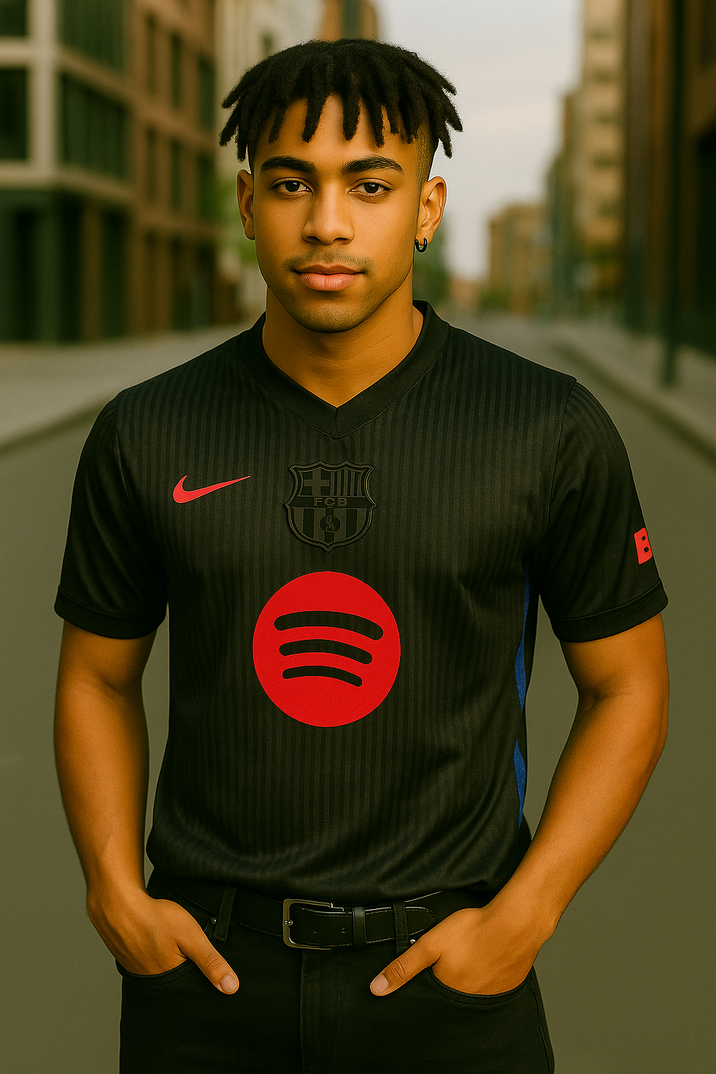 Lamine Yamal #19 Barcelona 2025 Short Sleeve Away Jersey