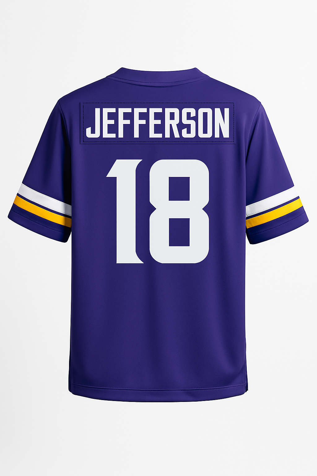Justin Jefferson #18 Minnesota Vikings 2025 Short Sleeve Jersey