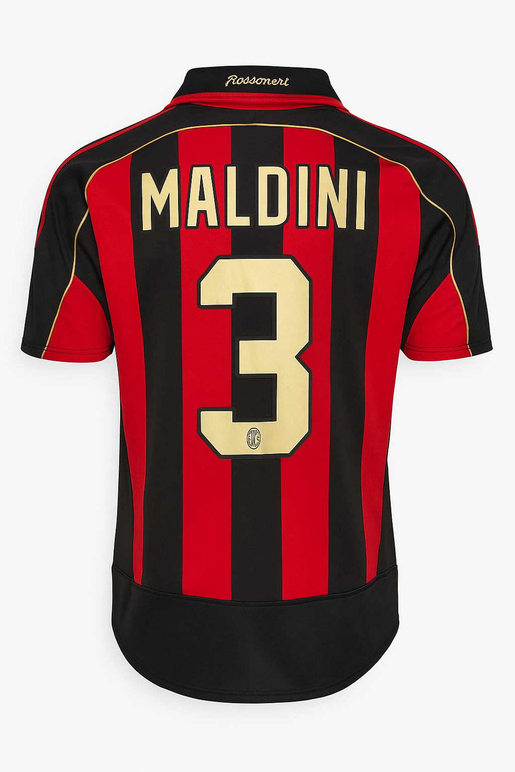 Paolo Maldini #3 A.C Milan 2007 Short Sleeve Jersey