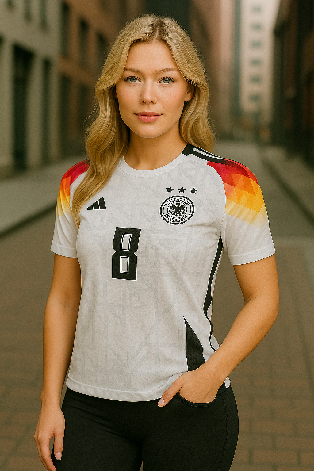 Toni Kroos #8 Germany Euros 2024 Short Sleeve Jersey