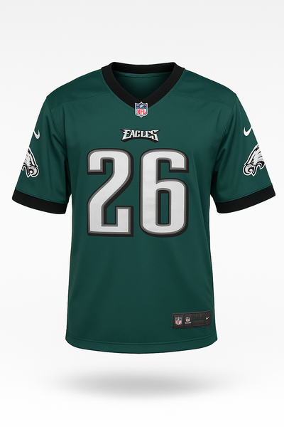 Saquon Barkley #26 Philadelphia Eagles 2025 Short Sleeve Jersey