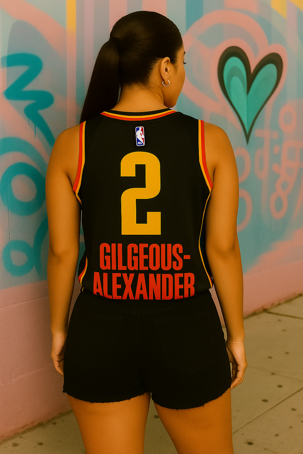 Shai Gilgeous #2 Alexander Oklahoma City Thunder 2025 City Edition Sleeveless Jersey