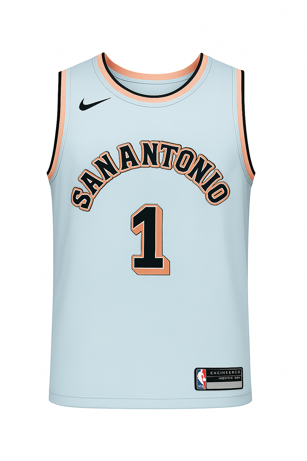 Victor Wembanyama #1 San Antonio Spurs 2025 Sleeveless Jersey