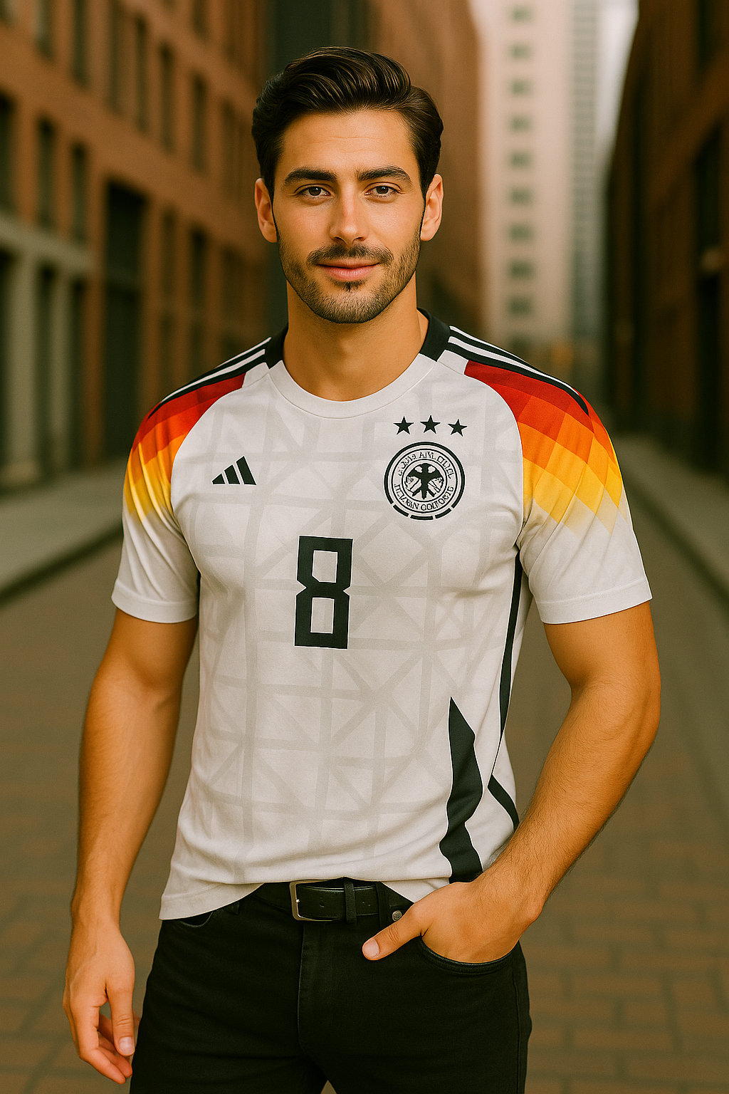 Toni Kroos #8 Germany Euros 2024 Short Sleeve Jersey