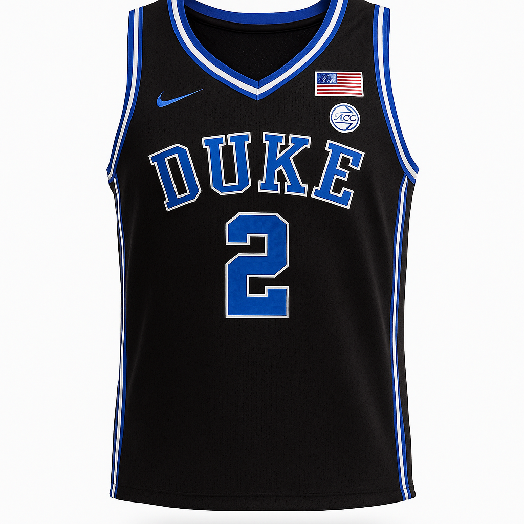 Cooper Flagg #2 Duke Blue Devils NCAA sleeveless jersey. Authentic, premium quality with fast shipping available.