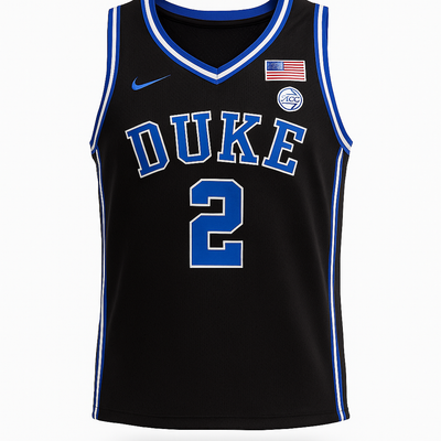 Cooper Flagg #2 Duke Blue Devils NCAA sleeveless jersey. Authentic, premium quality with fast shipping available.