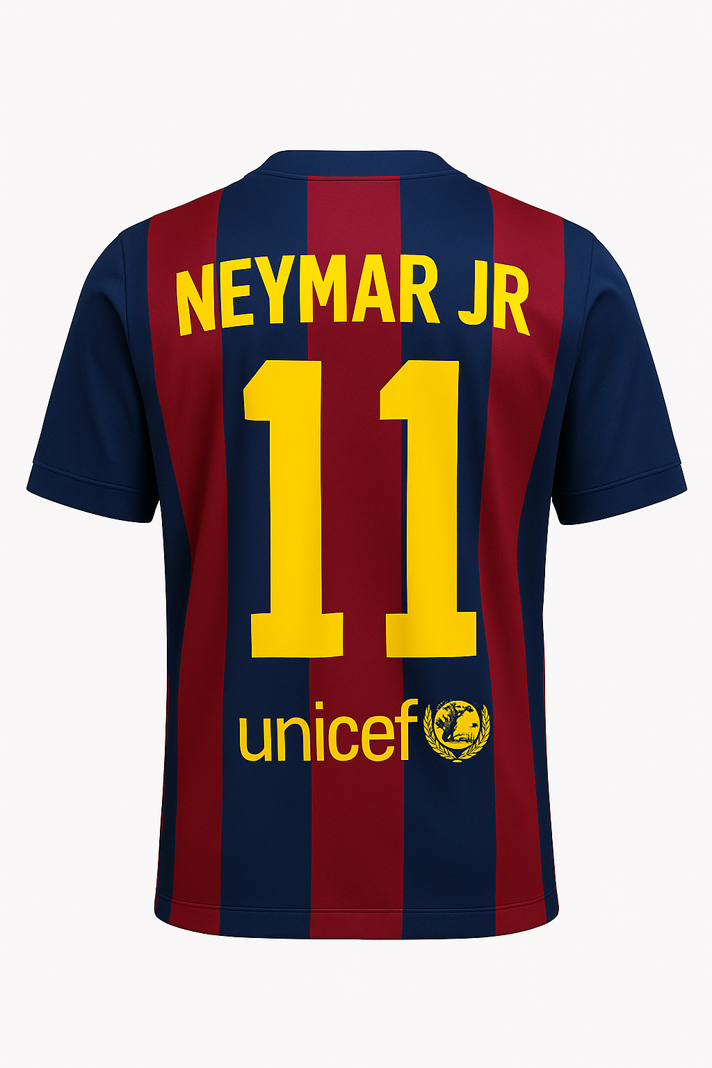 Neymar Jr #11 Barcelona 2015 Short Sleeve Jersey