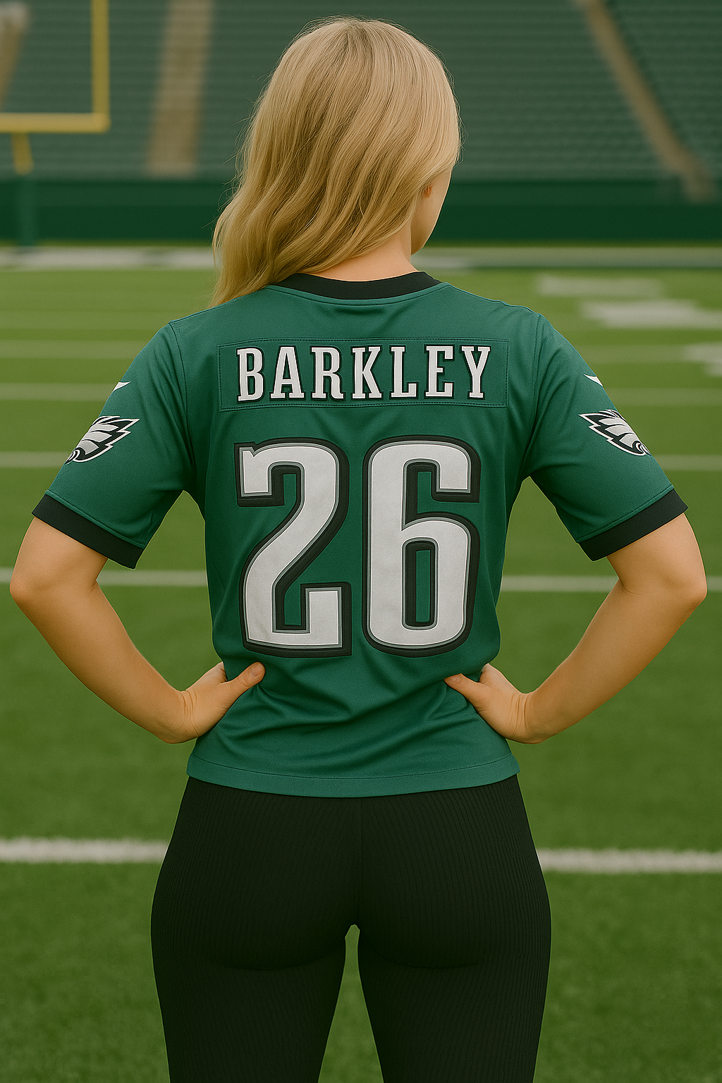 Saquon Barkley #26 Philadelphia Eagles 2025 Short Sleeve Jersey