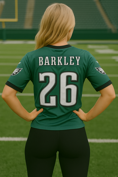 Saquon Barkley #26 Philadelphia Eagles 2025 Short Sleeve Jersey