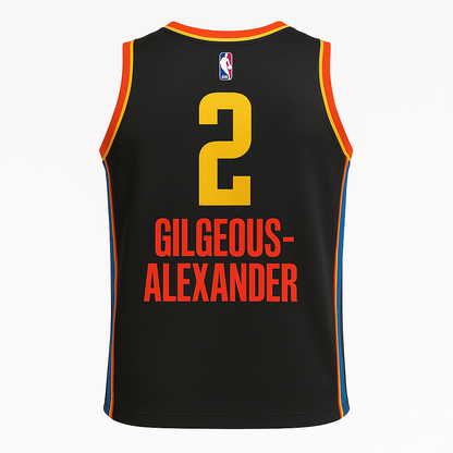 Shai Gilgeous #2 Alexander Oklahoma City Thunder 2025 City Edition Sleeveless Jersey