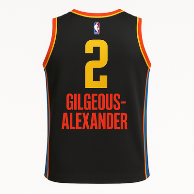 Shai Gilgeous #2 Alexander Oklahoma City Thunder 2025 City Edition Sleeveless Jersey