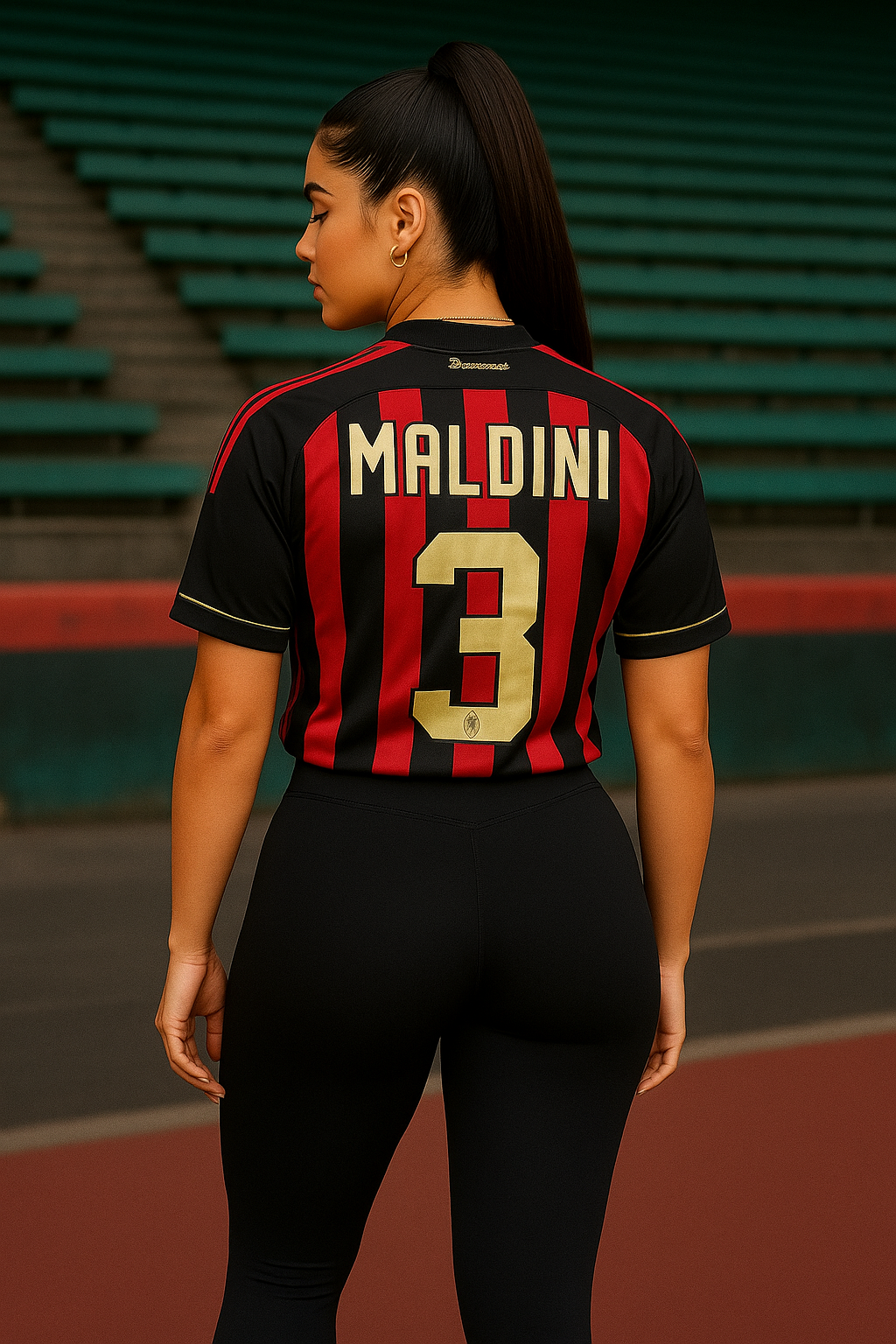 Paolo Maldini #3 A.C Milan 2007 Short Sleeve Jersey