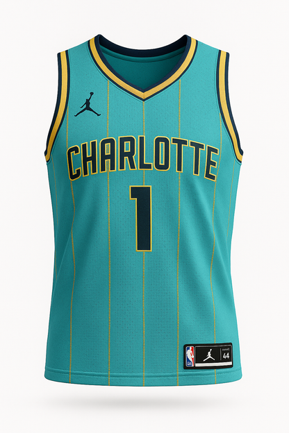 LaMelo Ball #1 Charlotte Hornets 2025 Sleeveless Jersey