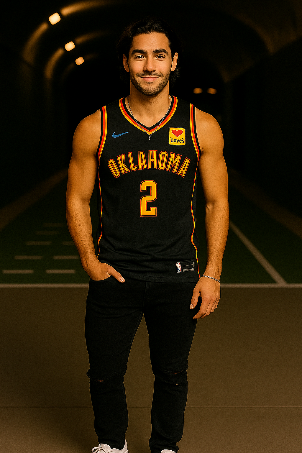 Shai Gilgeous #2 Alexander Oklahoma City Thunder 2025 City Edition Sleeveless Jersey