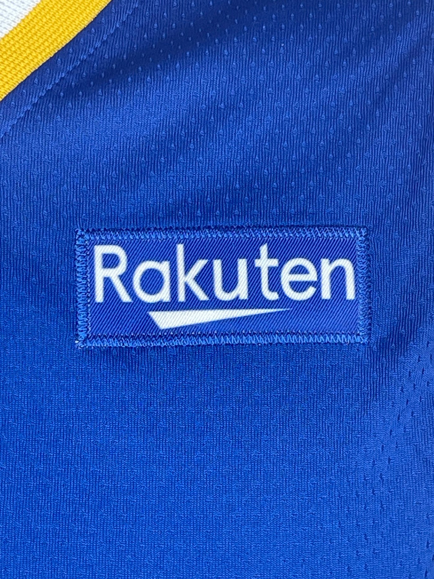 Close up Detail shot of the Rakuten patch