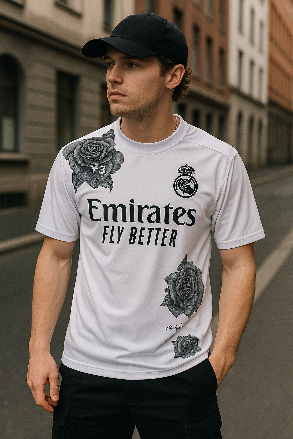 Kylian Mbappe #9 Real Madrid Y-3 Edition Short Sleeve Jersey