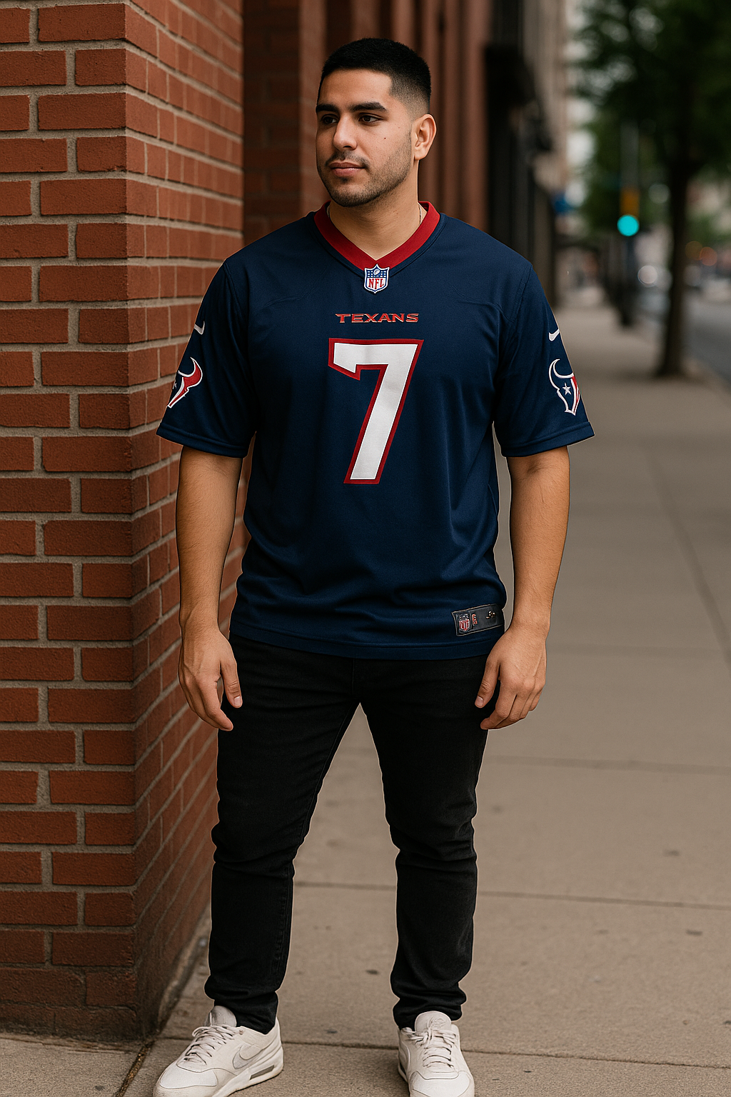 C.J. Stroud #7 Houston Texans 2025 Short Sleeve Jersey