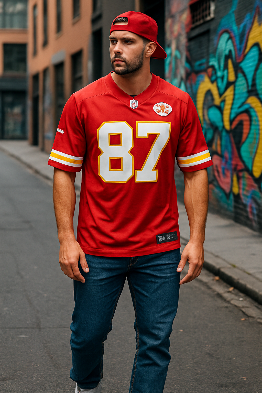 Travis Kelce #87 Kansas City Chiefs 2025 Short Sleeve Jersey