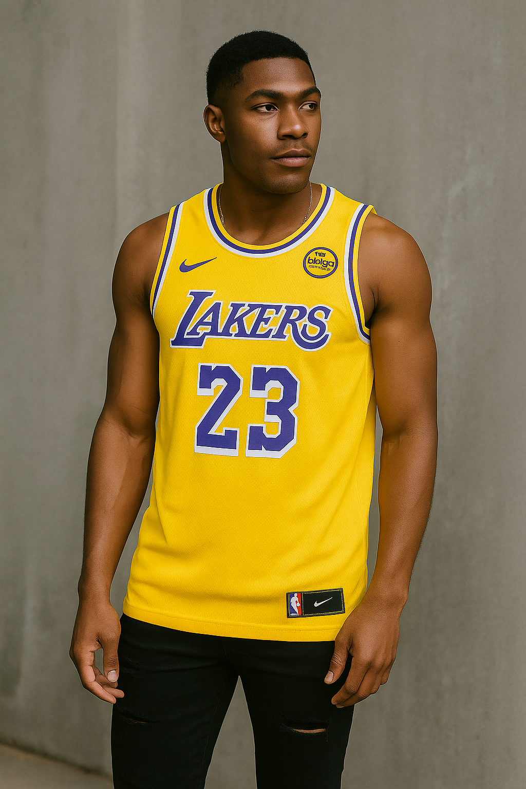 LeBron James #23 Los Angeles Lakers 2025 Sleeveless Jersey