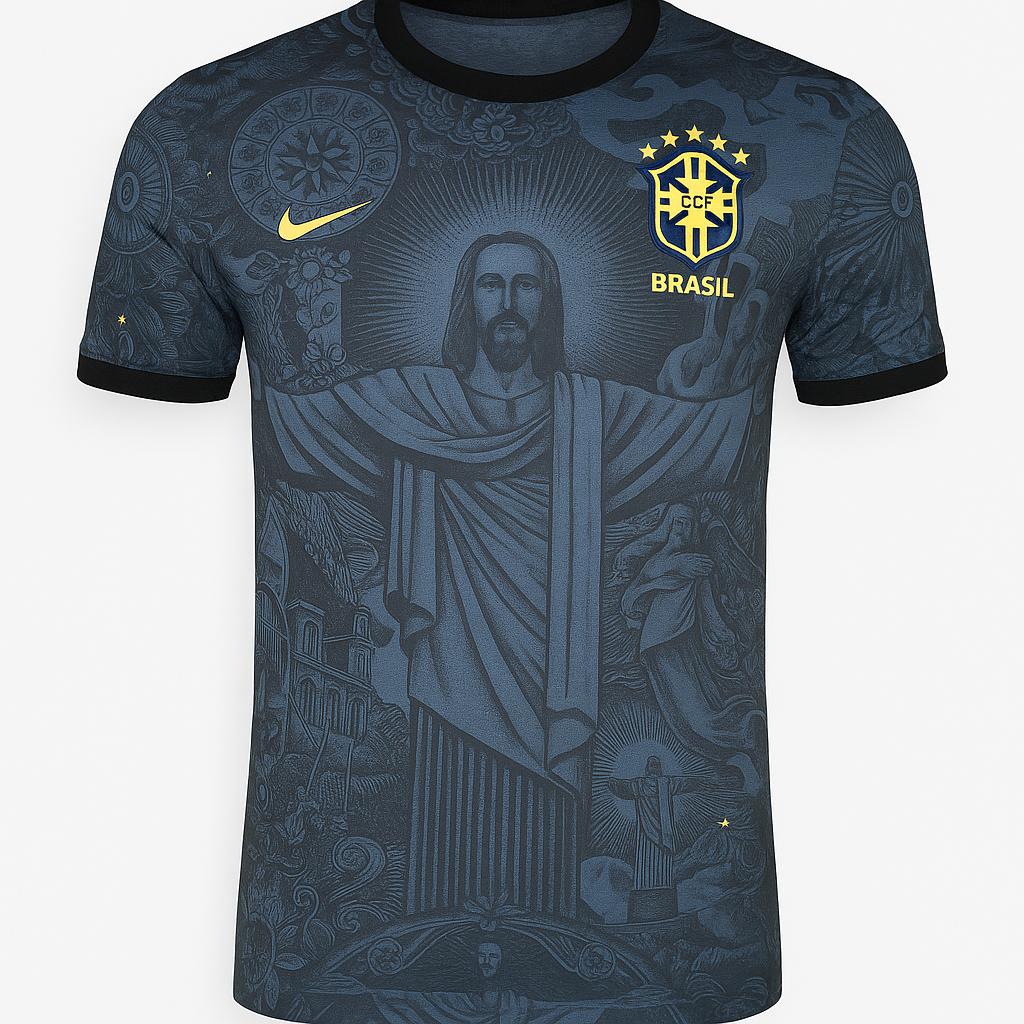 Brazil Christ The Redeemer Short Sleeve Jersey