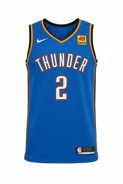 Shai Gilgeous-Alexander #2 Oklahoma CIty Thunder 2025 Sleeveless Jersey