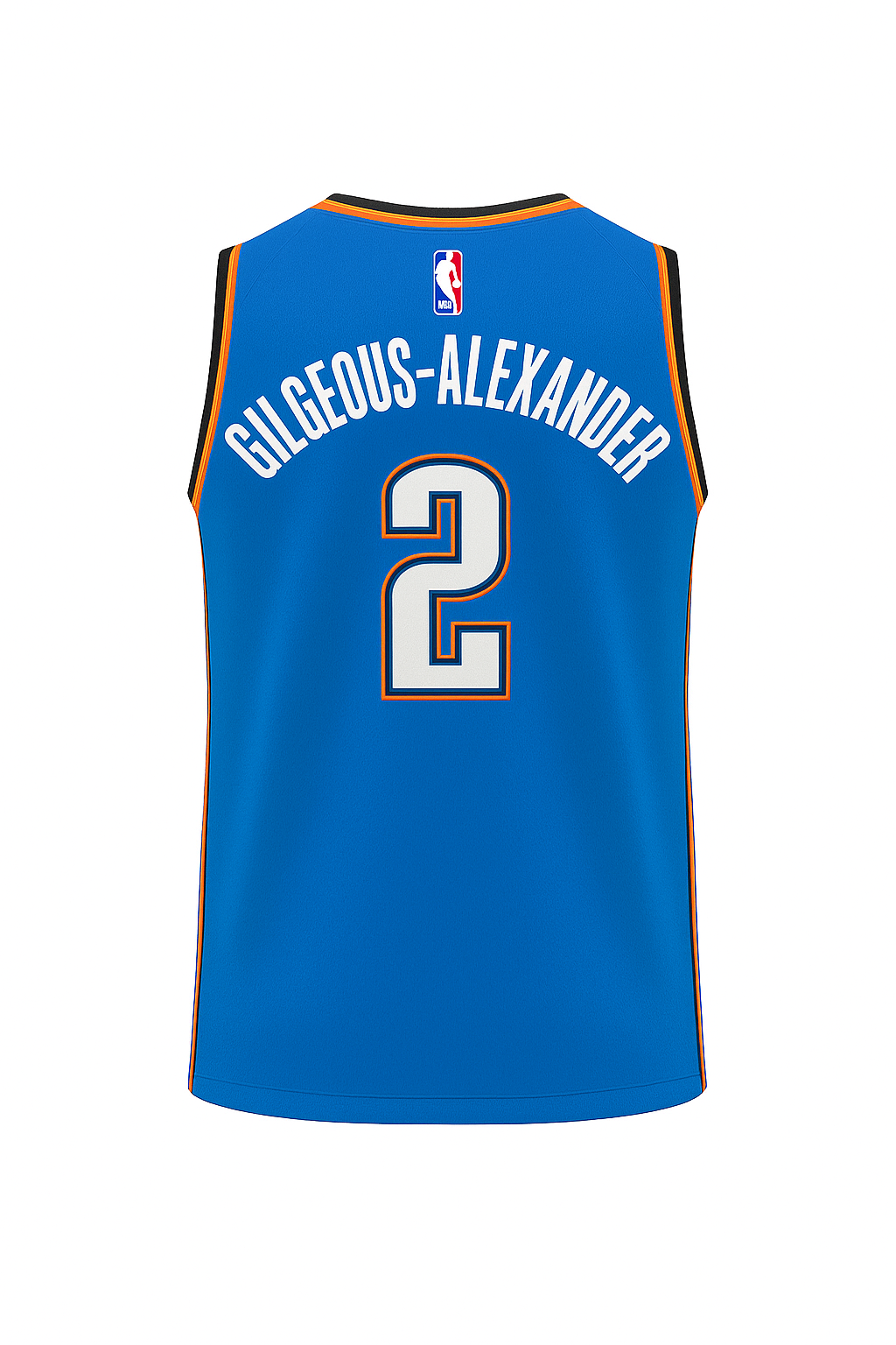 Shai Gilgeous-Alexander #2 Oklahoma CIty Thunder 2025 Sleeveless Jersey