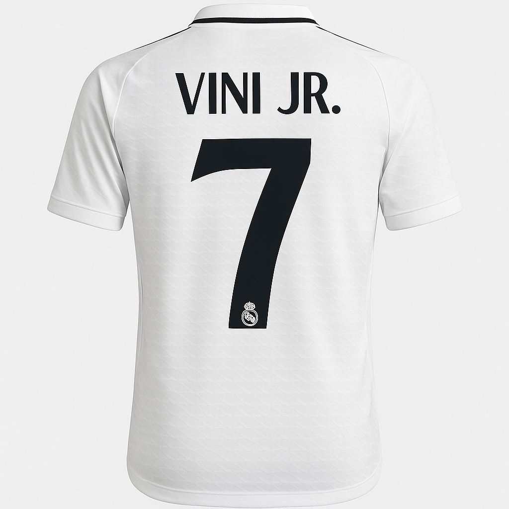 Vinicius Jr #7 Real Madrid 2024 Short Sleeve Jersey