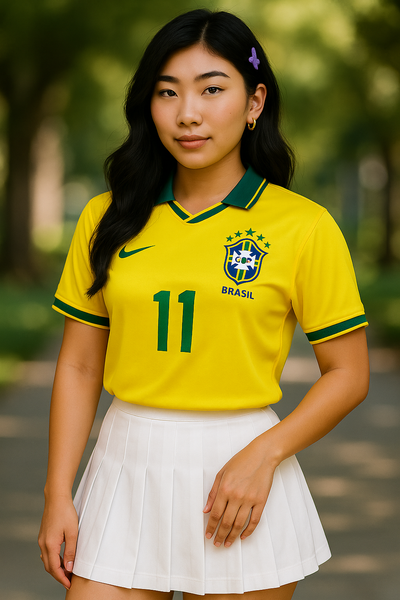 Romario #11 Brazil 1994 Short Sleeve jersey