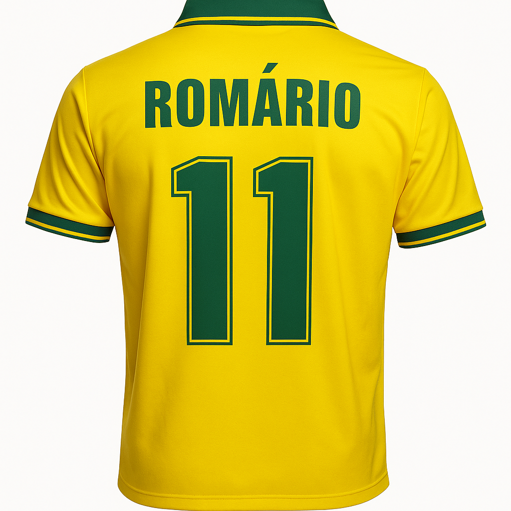 Romario #11 Brazil 1994 Short Sleeve jersey