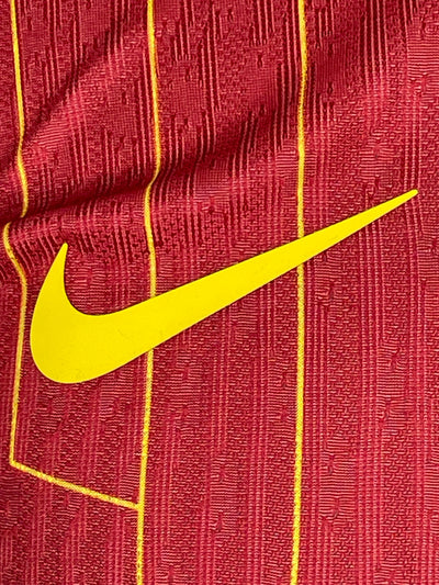 Up close shot of the Nike Patch