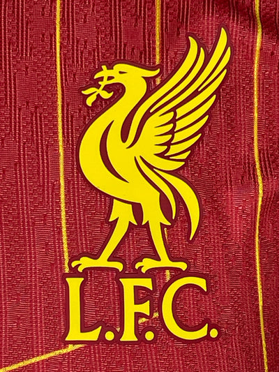 An up close shot of the LFC crest