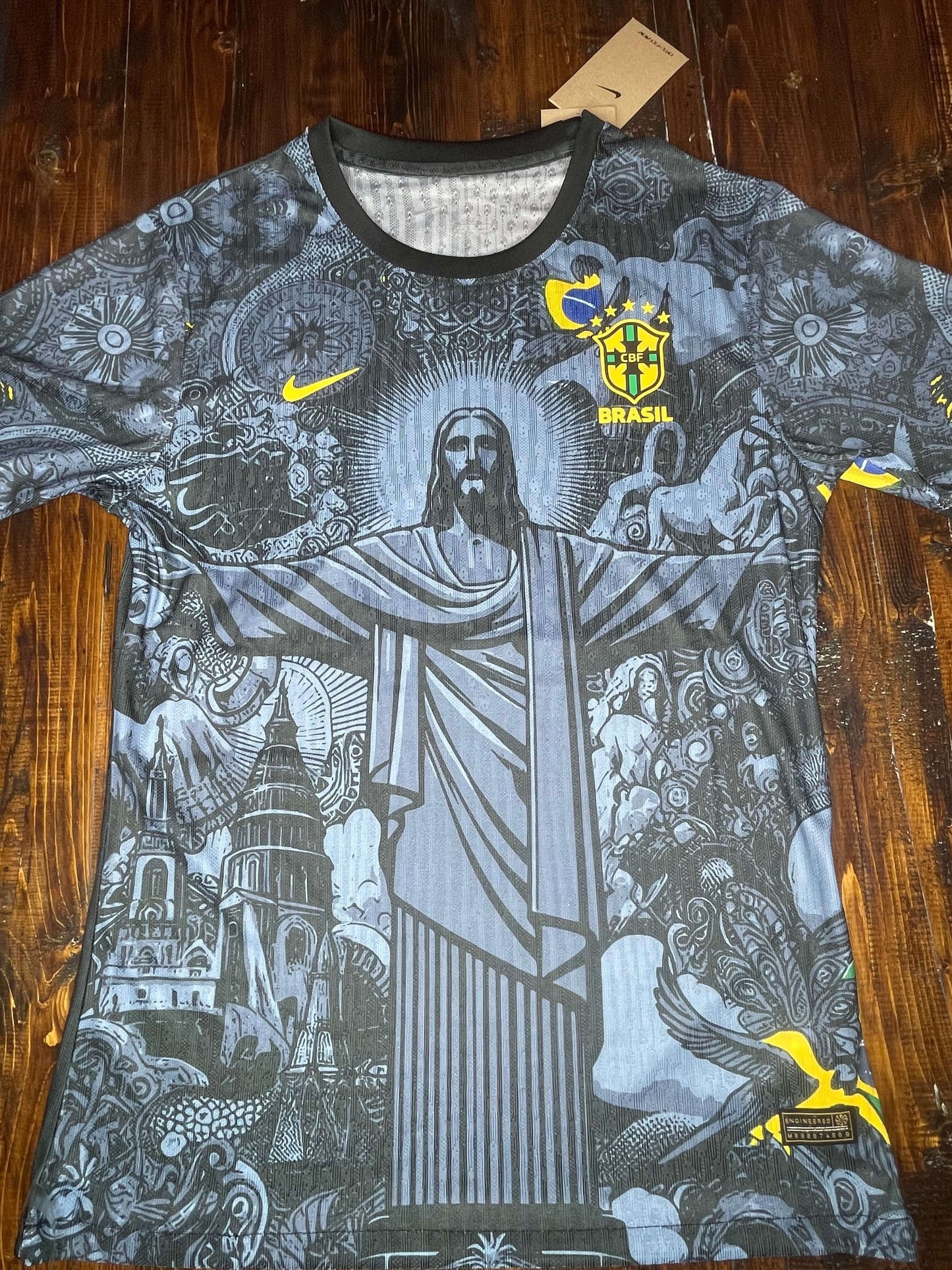 Brazil Christ The Redeemer Short Sleeve Jersey