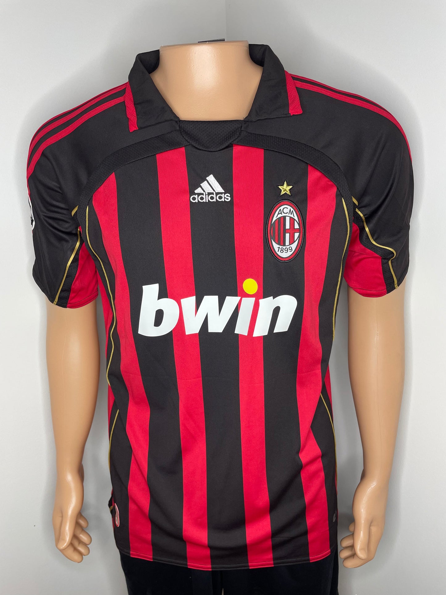 Maldini #3 A.C Milan 2007 Short Sleeve Jersey