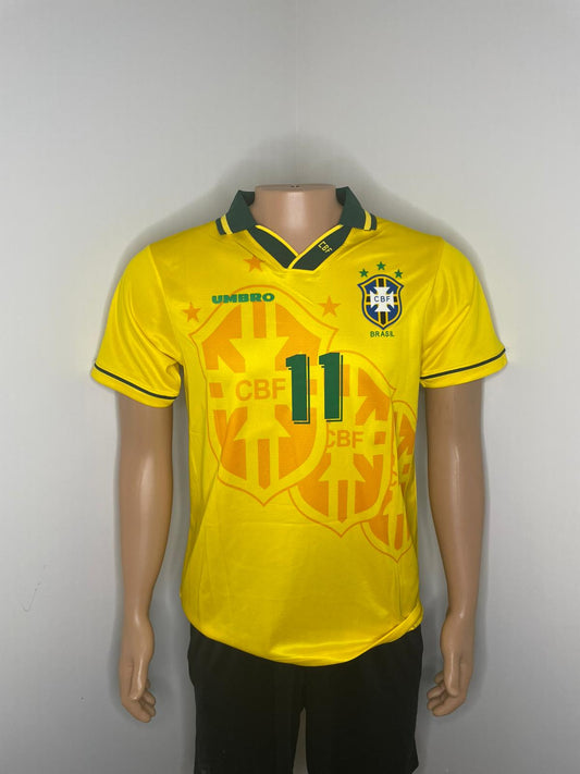 Romario #11 Brazil 1994 Short Sleeve jersey