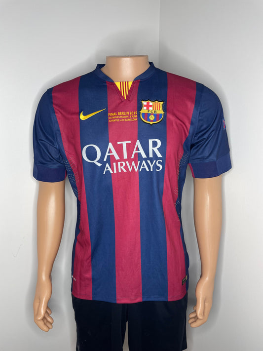 Neymar Jr #11 Barcelona 2015 Short Sleeve Jersey